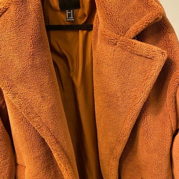 F2 Long Teddy Bear Trench Coat 